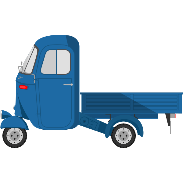 Blue truck image