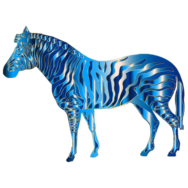 Aquamarine  Zebra