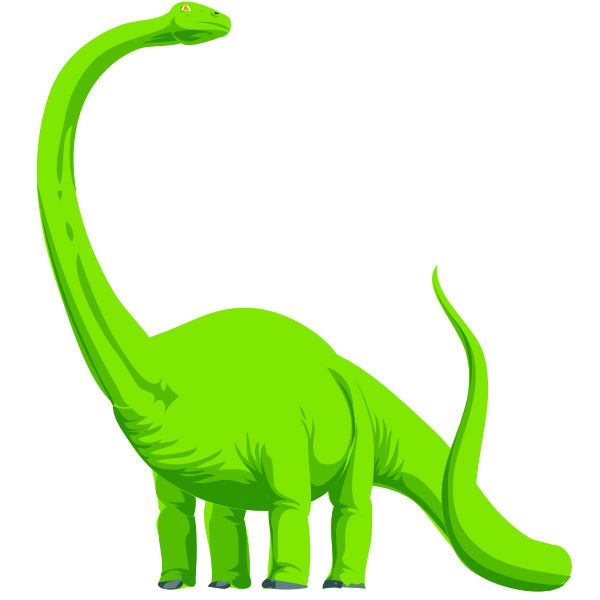 Green dinosaur  vector image