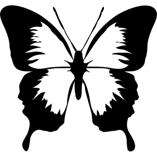 Download Butterfly Silhouette Image Free Svg