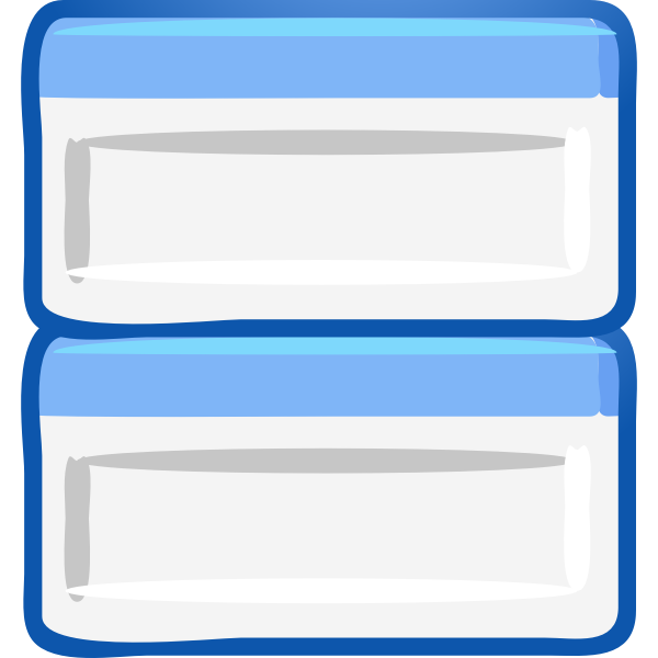 Computer windows tiled icon vector image