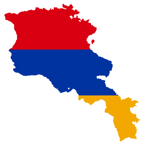 Armenia Map Flag