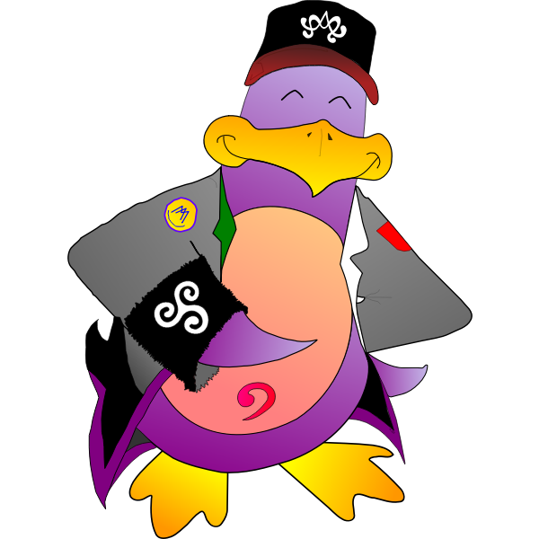 Penguin cartoon character