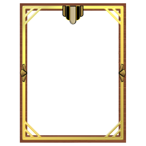 Simple decorative frame Free SVG