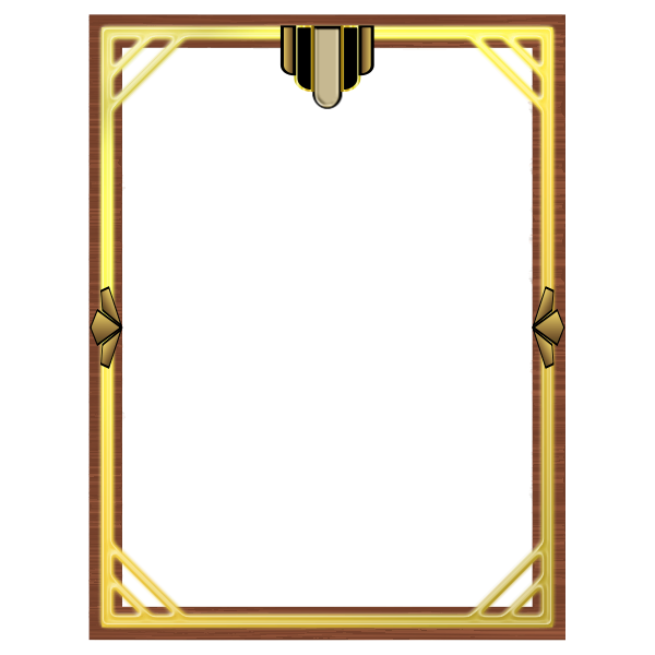 Art Deco Border Free Svg