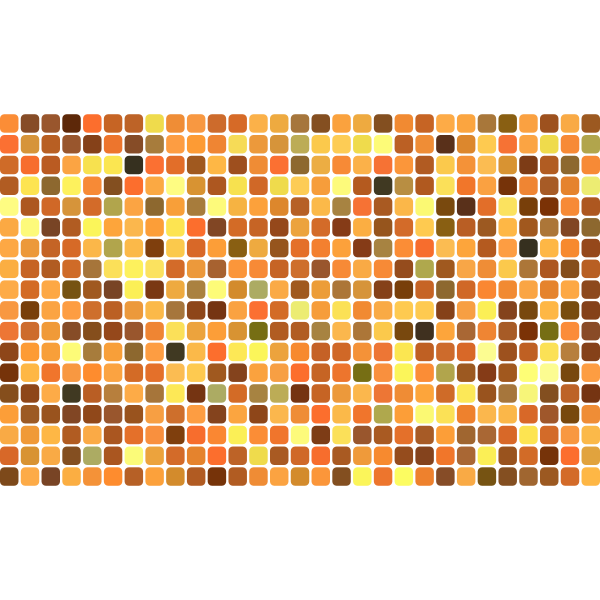 Autumn Theme Rounded Squares Grid