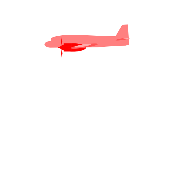Red airplane