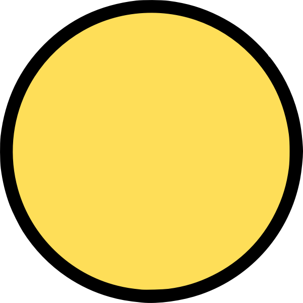 Empty smiley circle vector image