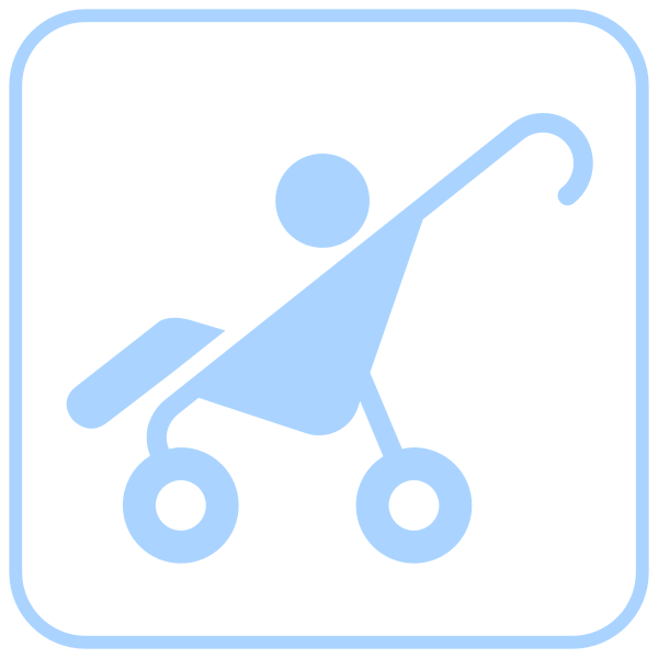 Download Baby stroller icon | Free SVG