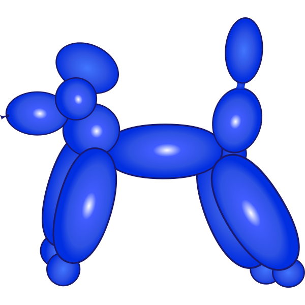 Download Balloon Dog Vector Image Free Svg