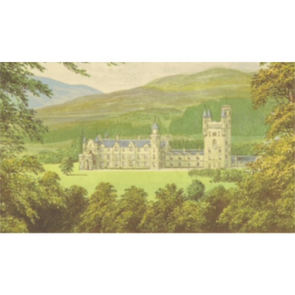 Balmorral Castle vector graphics