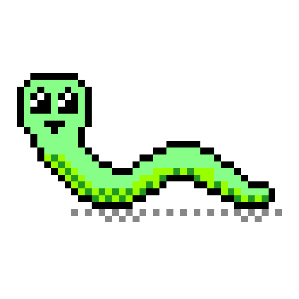 Inchworm vector image