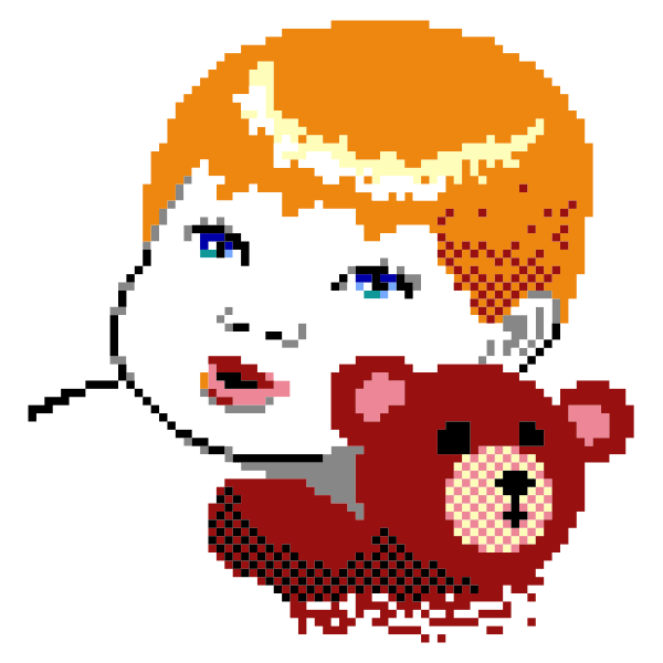Child with teddy bear