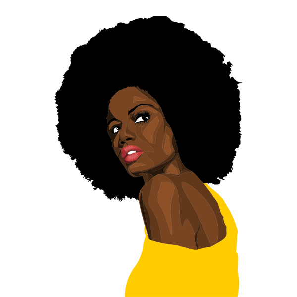 Beautiful Black Woman Portrait