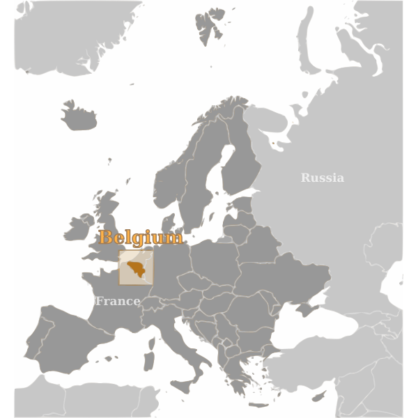 Belgium map location
