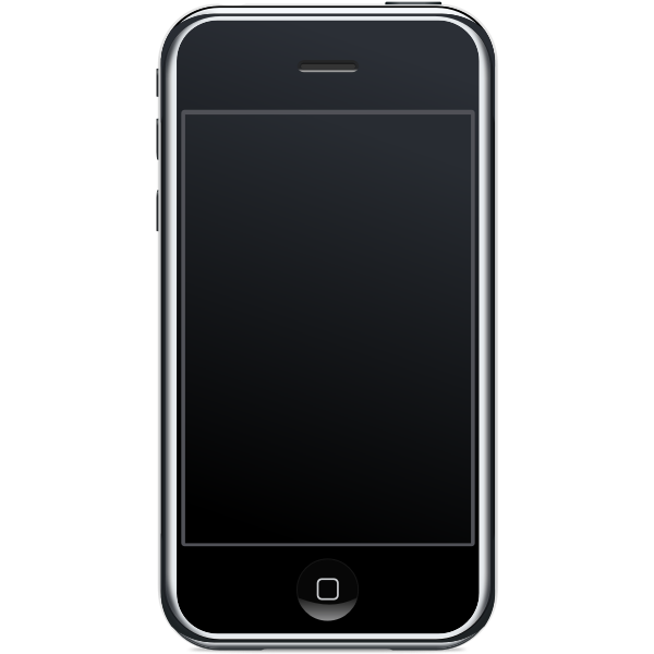 Photorealistic smartphone vector clip art