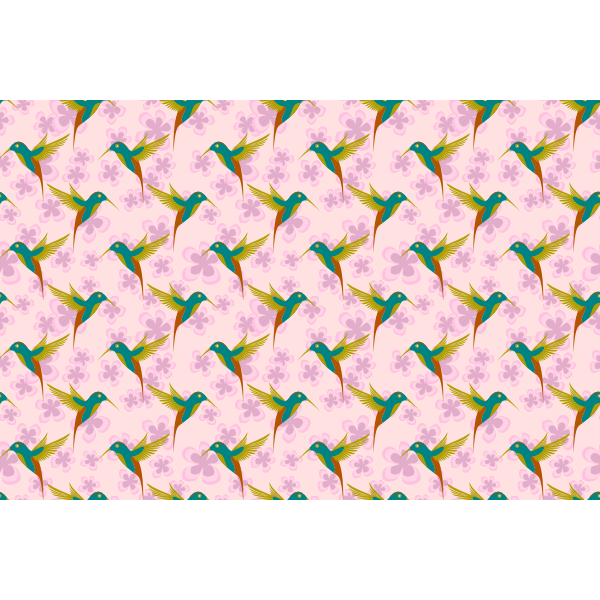 Bird pattern vector image