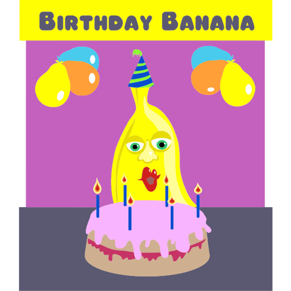 Birthday banana