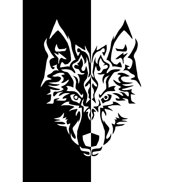Download Tribal Wolf Free Svg