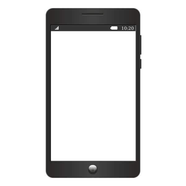 Black smart phone