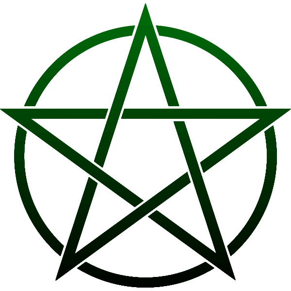 Pentagram silhouette