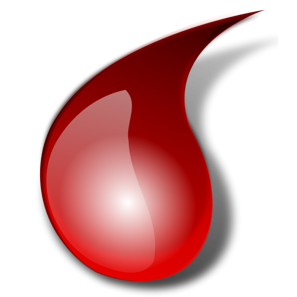 Blood drop image