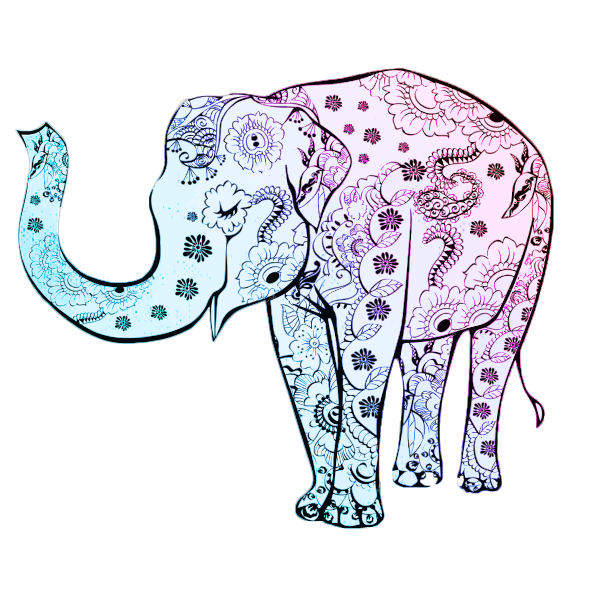 Free Free 246 Floral Elephant Svg SVG PNG EPS DXF File