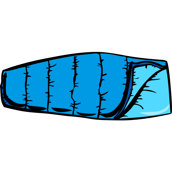 Sleeping bag vector image Free SVG