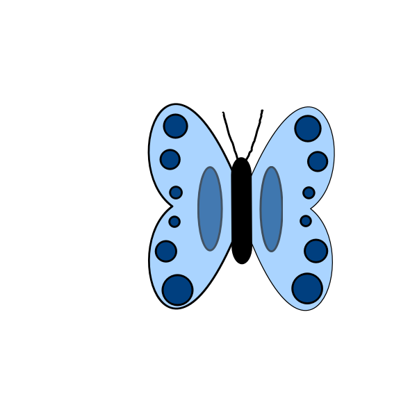 Butterfly Vector Drawing Free Svg