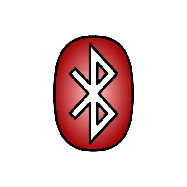 Bluetooth Icon red