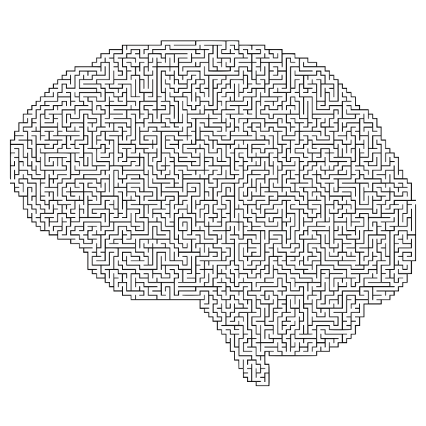 Brain Maze | Free SVG