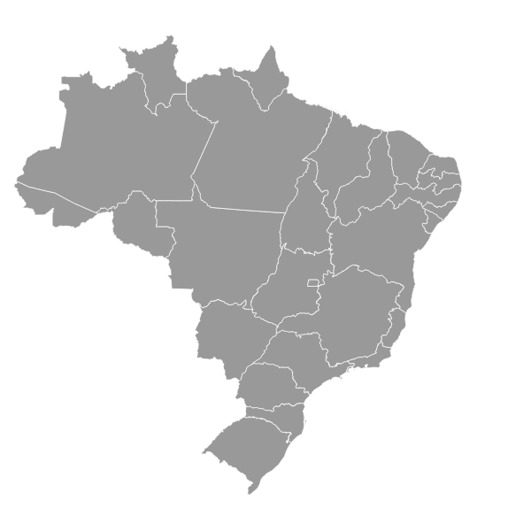 Brazil Blank Map Free Svg