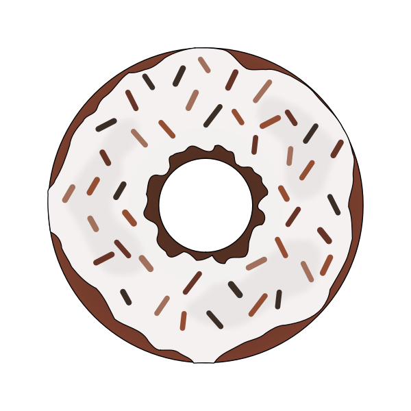 Chocolate donut | Free SVG