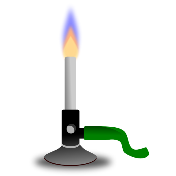 Chemistry Equipment Bunsen Burner Drawing Stock Clipart | Royalty-Free |  FreeImages