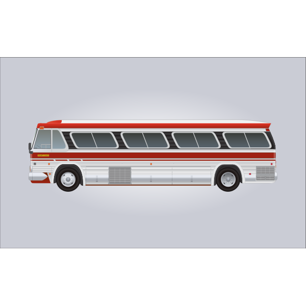 GM PD-4106 bus vector image