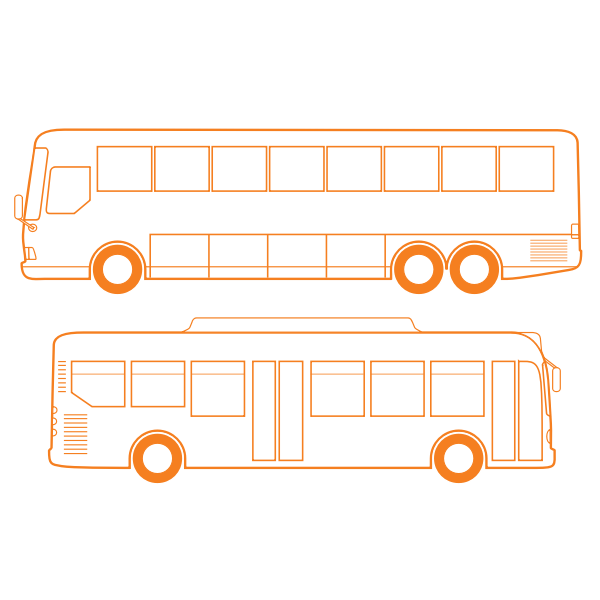 City bus vector clip art