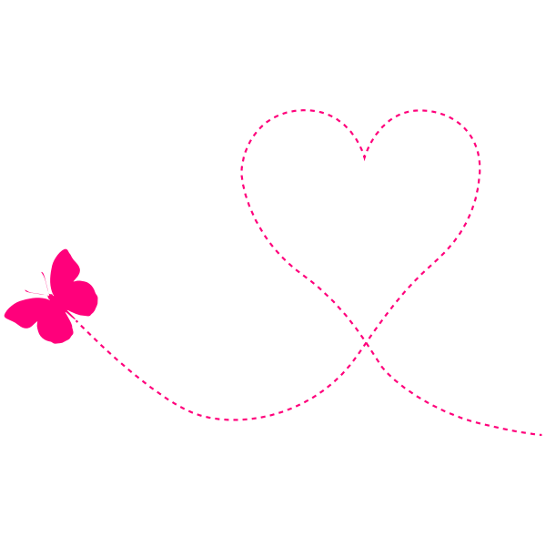 Download Butterfly Heart Trail Free Svg