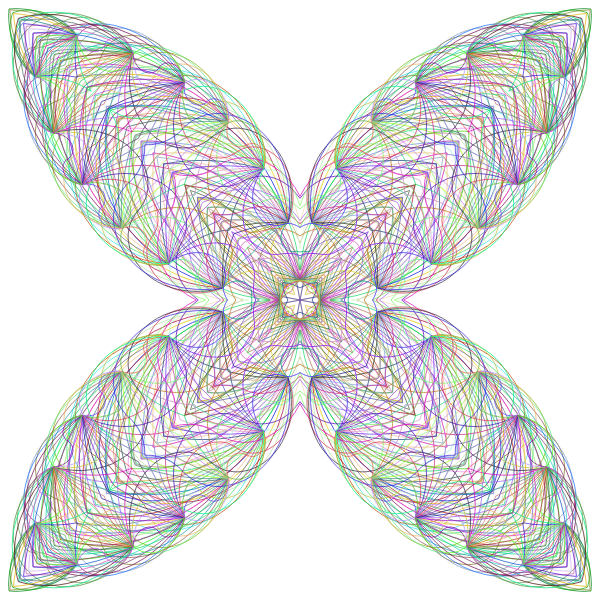 Download Butterfly Mandala No BG | Free SVG