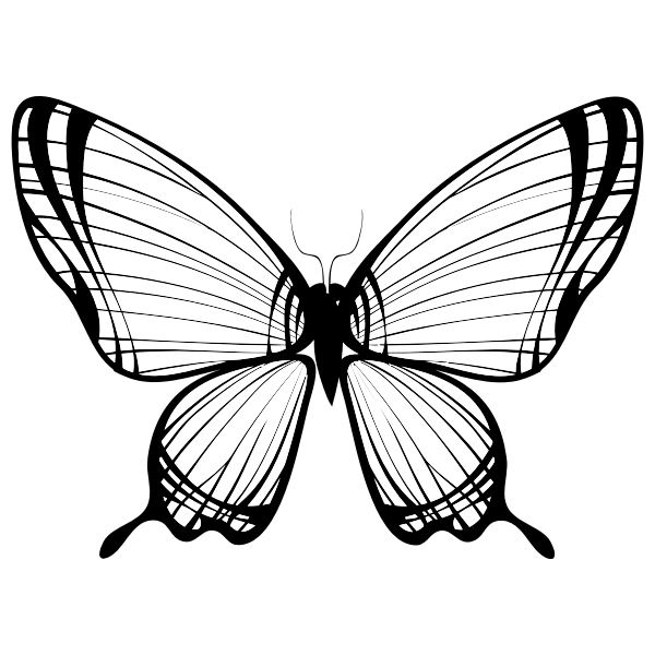 Butterfly Silhouette 11 | Free SVG