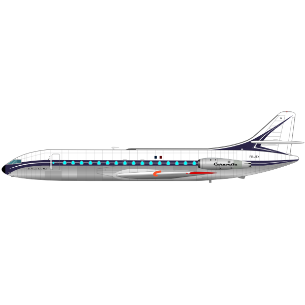 Caravelle airplane