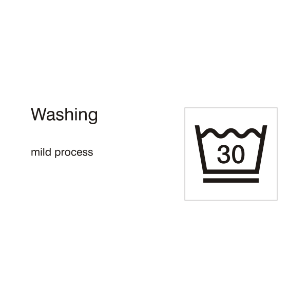 Mild washing process - 30Â° C