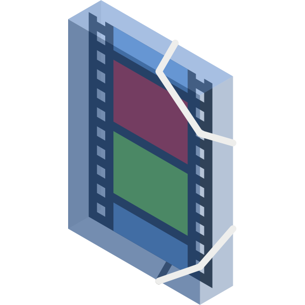 Transparent video folder