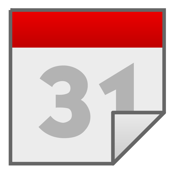 Calendar file icon