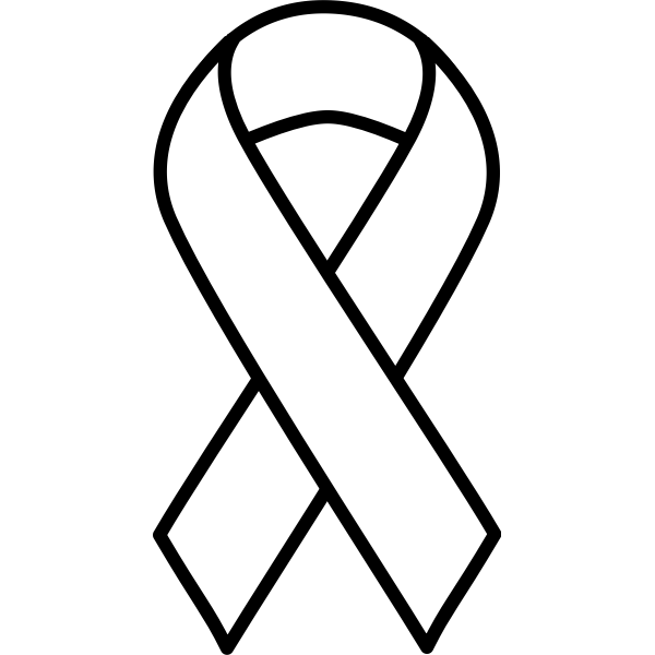 Lung cancer ribbon | Free SVG