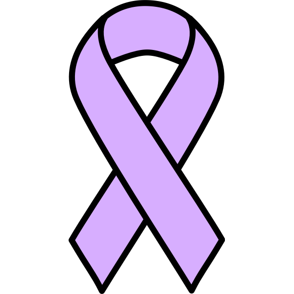 Red ribbon for cancer awareness | Free SVG