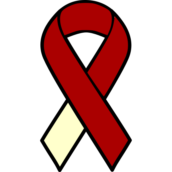 White ribbon | Free SVG