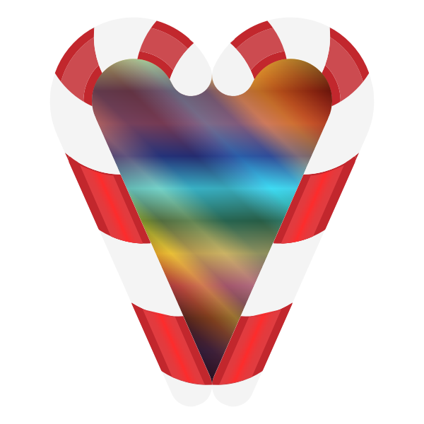 Candy Cane Heart 3