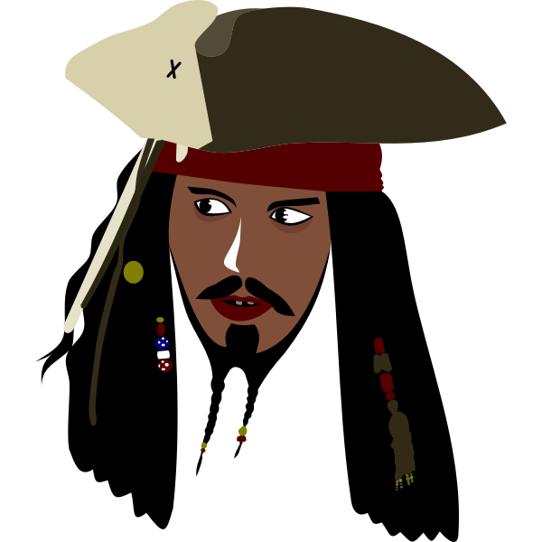 Captain Jack Sparrow by Rones | Free SVG