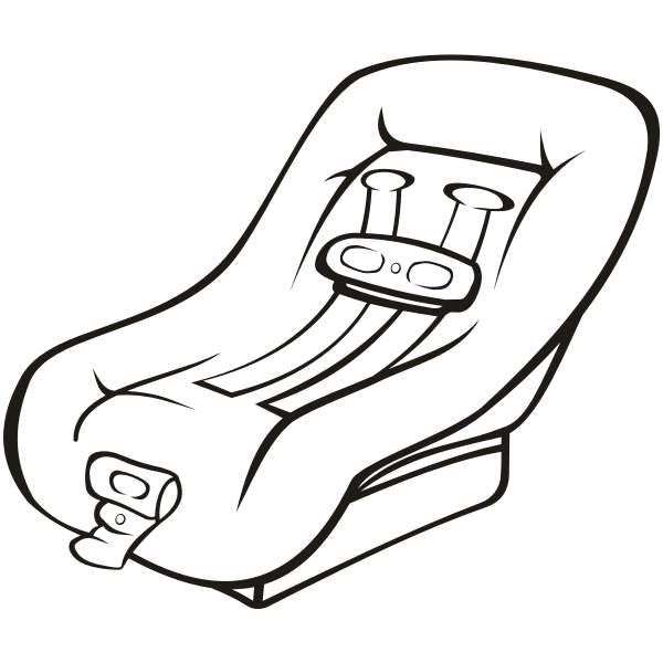 Car seat outline