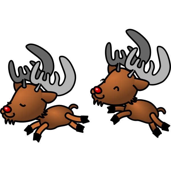 Reindeer vector cartoon